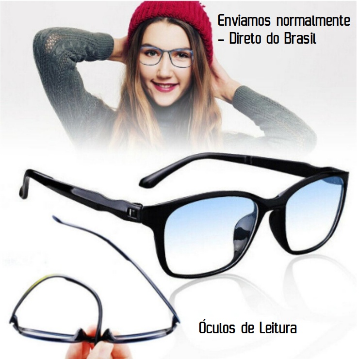 Óculos Hipermetropia Leitura Anti Raios Azuis GLH01