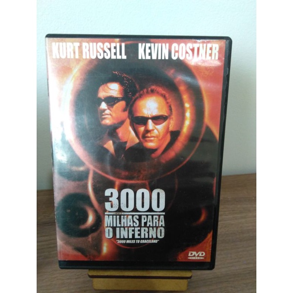 DVD Filme Original - 3000 Milhas para o Inferno - Kurt Russel - Kevin ...