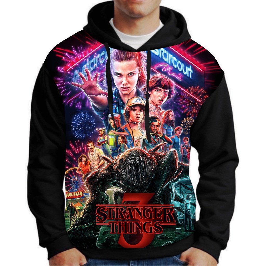 Moletom stranger things frete hot sale gratis