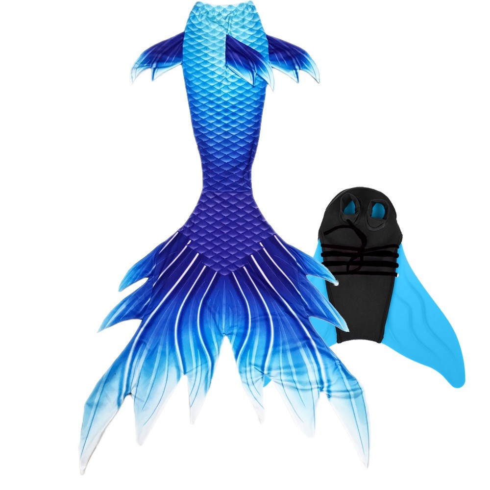 Crianças Mulheres Cauda De Sereia Colorida Luxuosa Com Monofin Pool Party Fantasia Water Show Cosplay Natal Novo