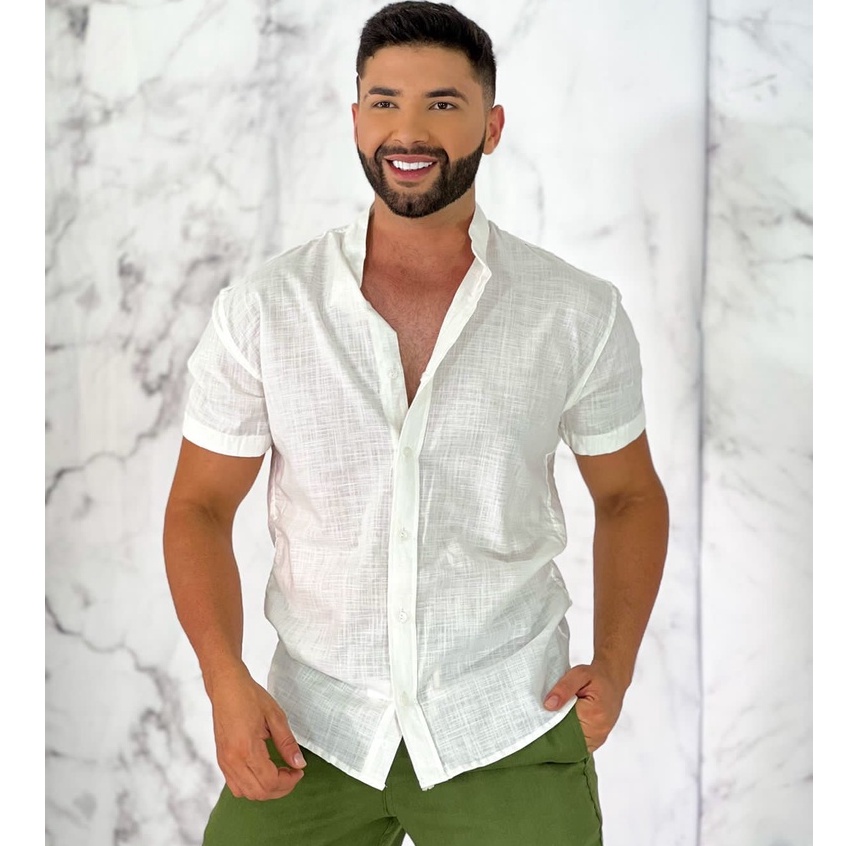 Camisa masculina shops reveillon