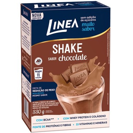 Shake De Chocolate C/Whey Redutor de Peso Linea 400g/330g
