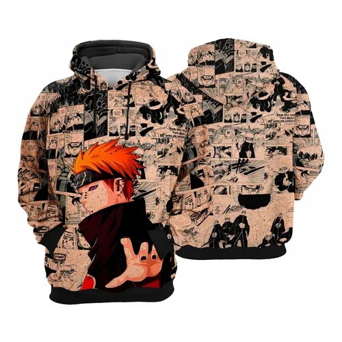 Moletom Blusa Naruto Shippuden Anime Pain Full