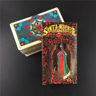 Novo tarot deck Oraculos Cartões Mistério Divino santa muerte Para Mulheres Meninas Jogo De Tabuleiro