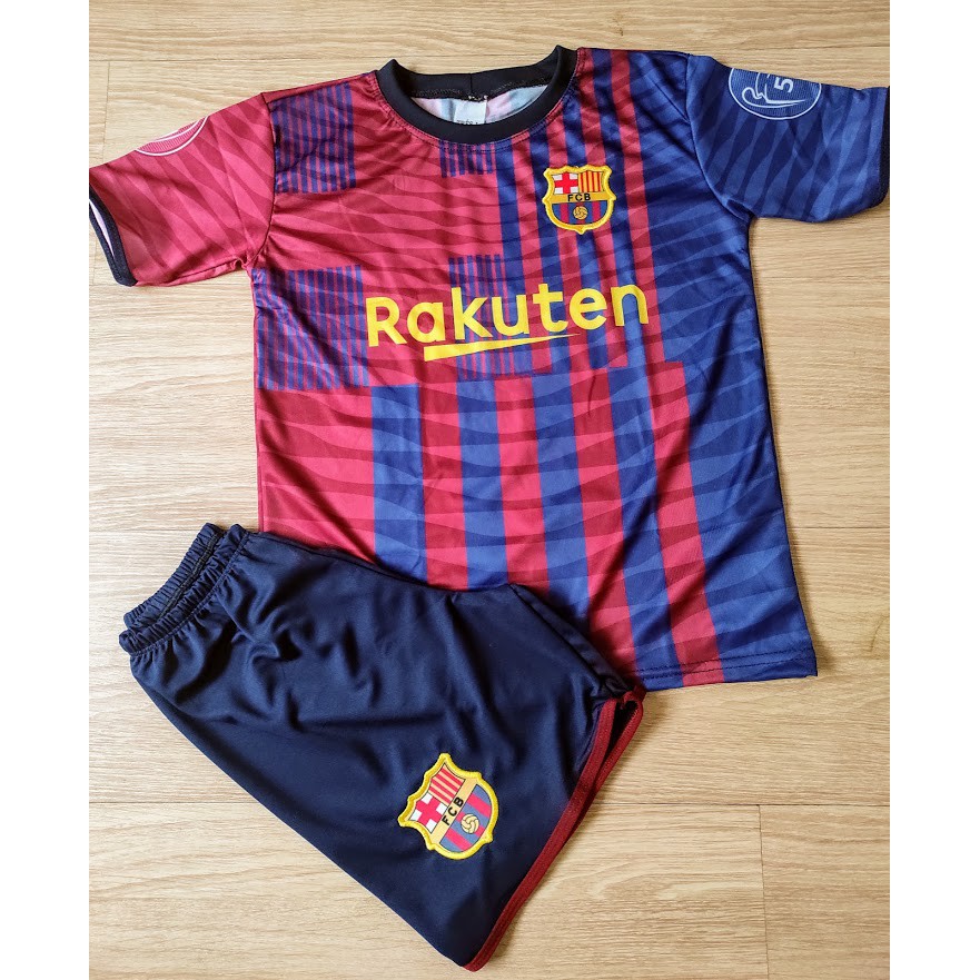 Conjunto de store roupa do barcelona