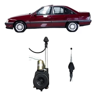 Antena Eletrica 12v Para Omega Gl Gls Cd 2.0 2.2 3.0 4.1 Cromada