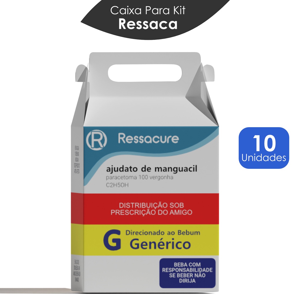 Kit Ressaca Lembrancinha c/10