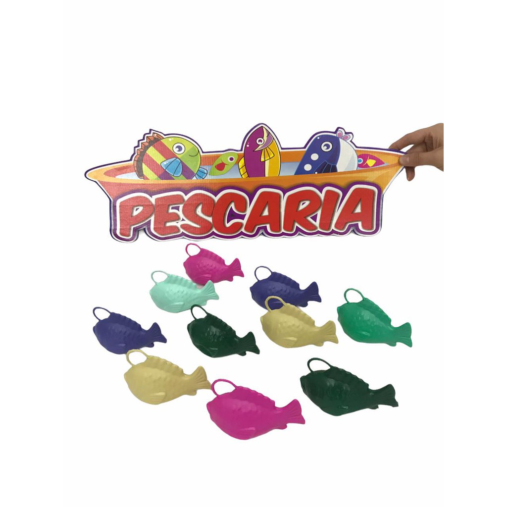 Kit Jogo Pescaria Festa Junina c/ Prendas Livrinhos p/ Colorir em Promoção  na Americanas