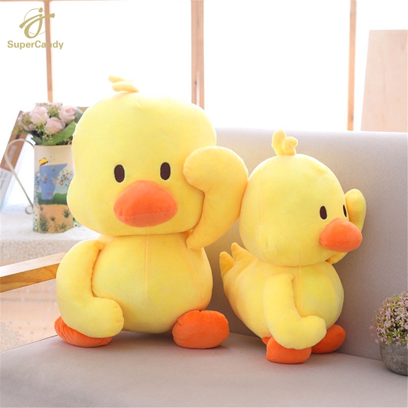 Pato Pequeno Brinquedo De Pelúcia Boneca Bonito Almofada Brinquedos ...