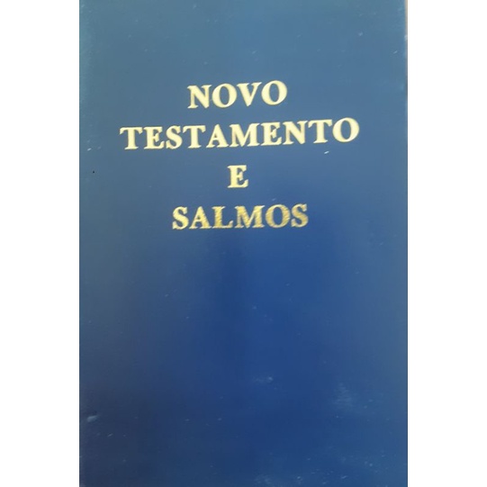 NOVO TESTAMENTO E SALMOS Livro De Bolso Shopee Brasil