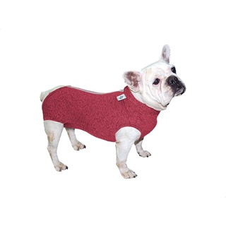 Roupa Protetora Pós Cirúrgica Buldogue Francês Pet Med G - Rosa