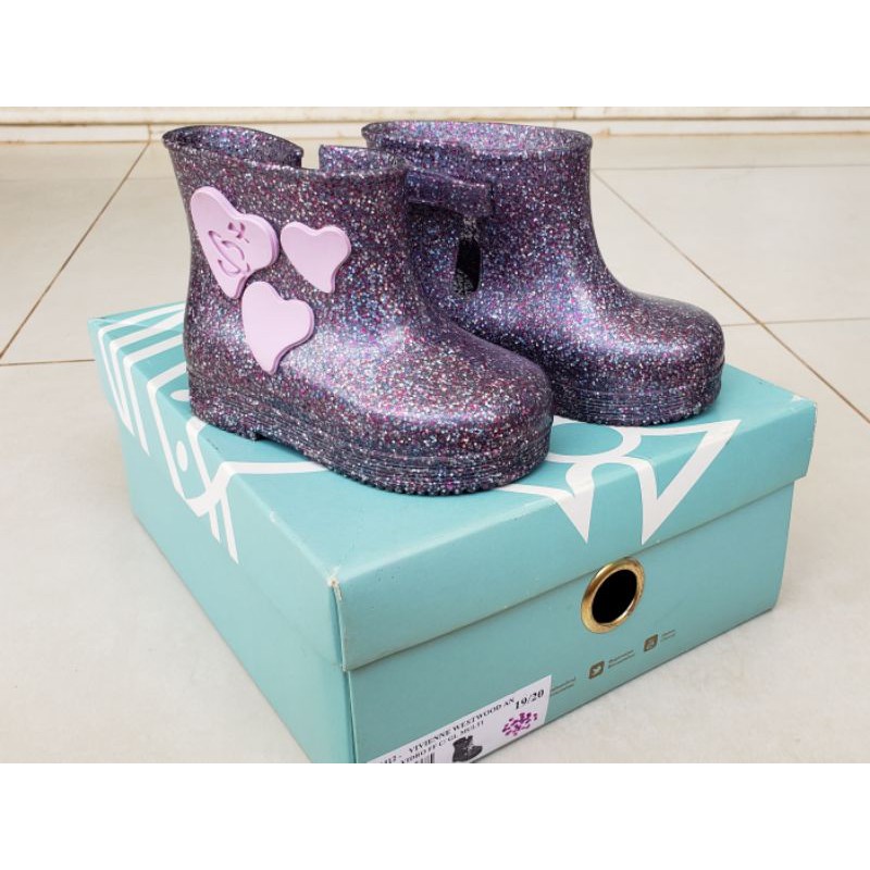 Bota galocha hot sale melissa infantil