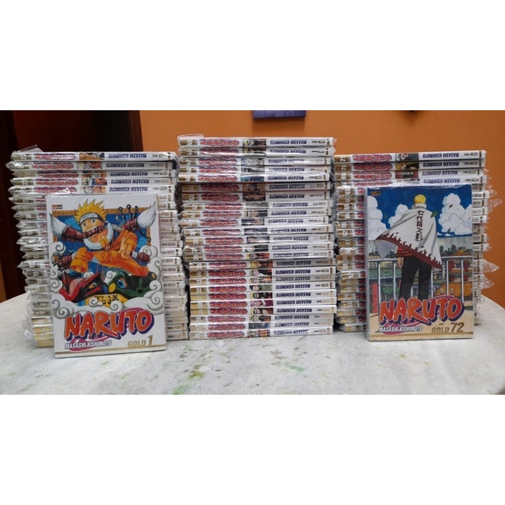COLEÇÃO DE MANGÁS (3) NARUTO GOLD vol 41 ao 72 - NOVOS