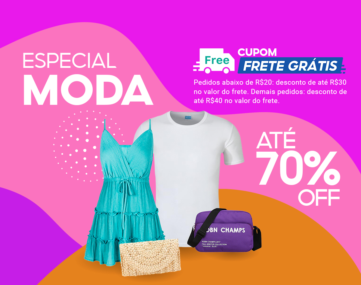 Roupas de store verão em promoção