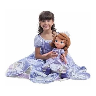 Fantasia Infantil Princesinha Sofia Disney Luxo - Multibrink