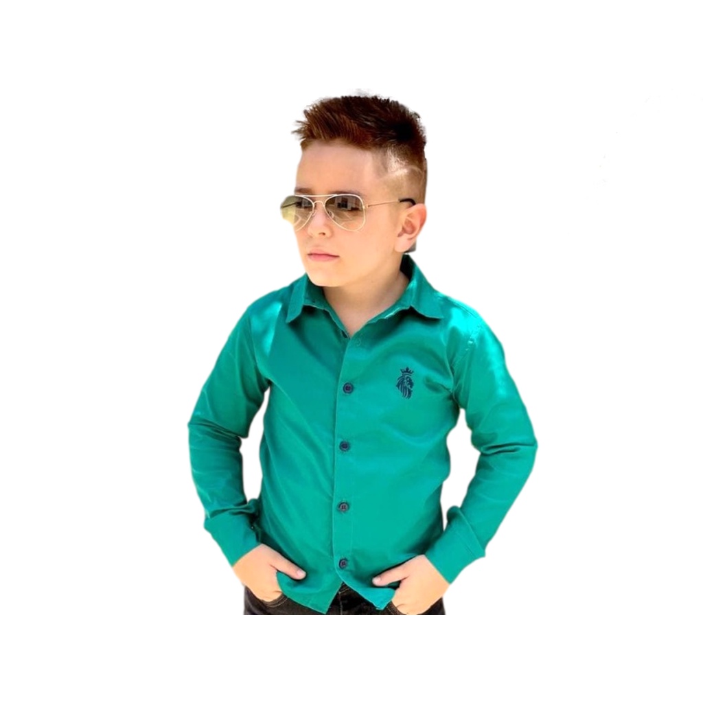 Camisas sociais infantil hot sale masculina