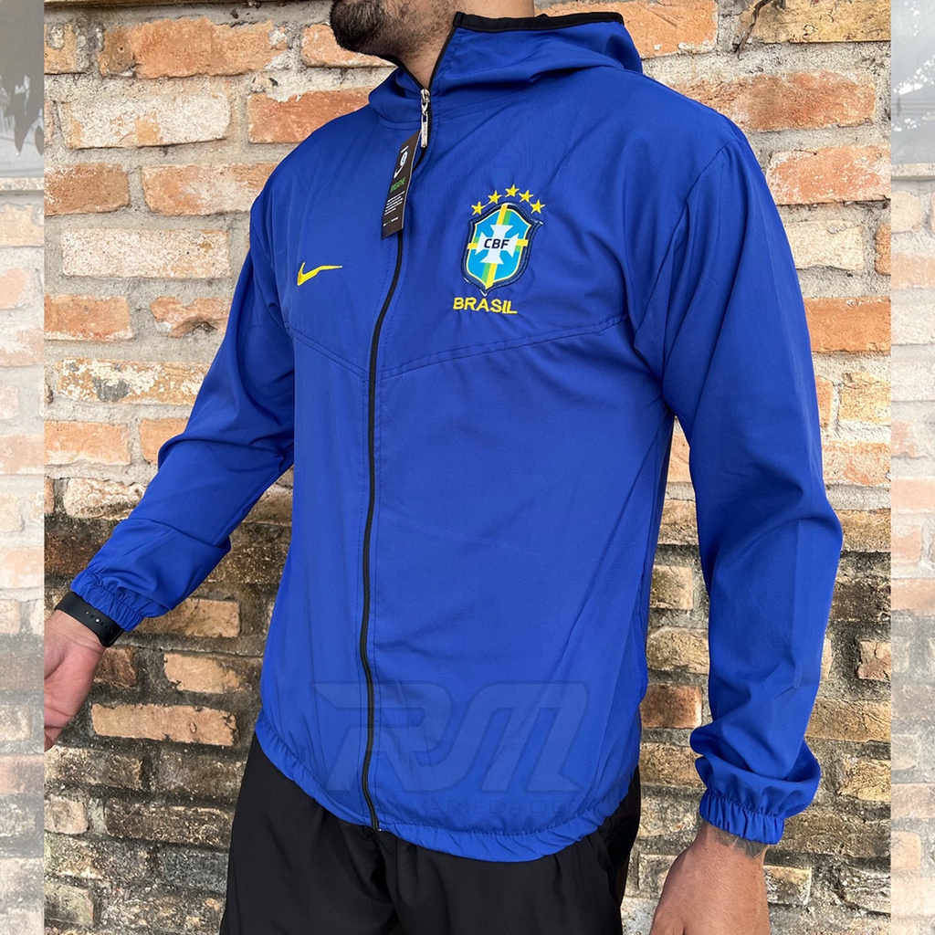 Jaqueta do Brasil Copa do Mundo 2022 Azul Claro Masculina - Malta esportes