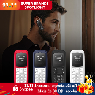 L8 Start BM30 Mini Telefone Dual SIM Bluetooth Telefone Sem Fio Com Sobreposições Modelo GSM 2G