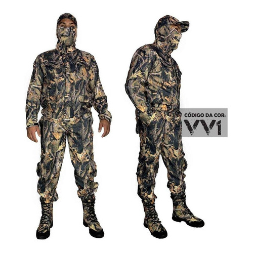 Farda Completa Uniforme Caçador Airsoft Floresta Brasileira