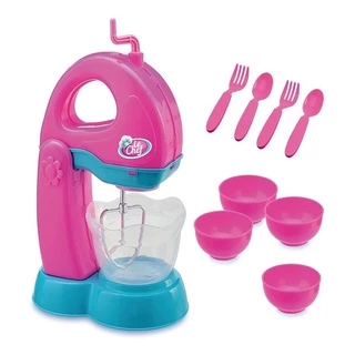 Kit Batedeira Le Chef Cozinha Infantil Com Acessorios Envio Imediato