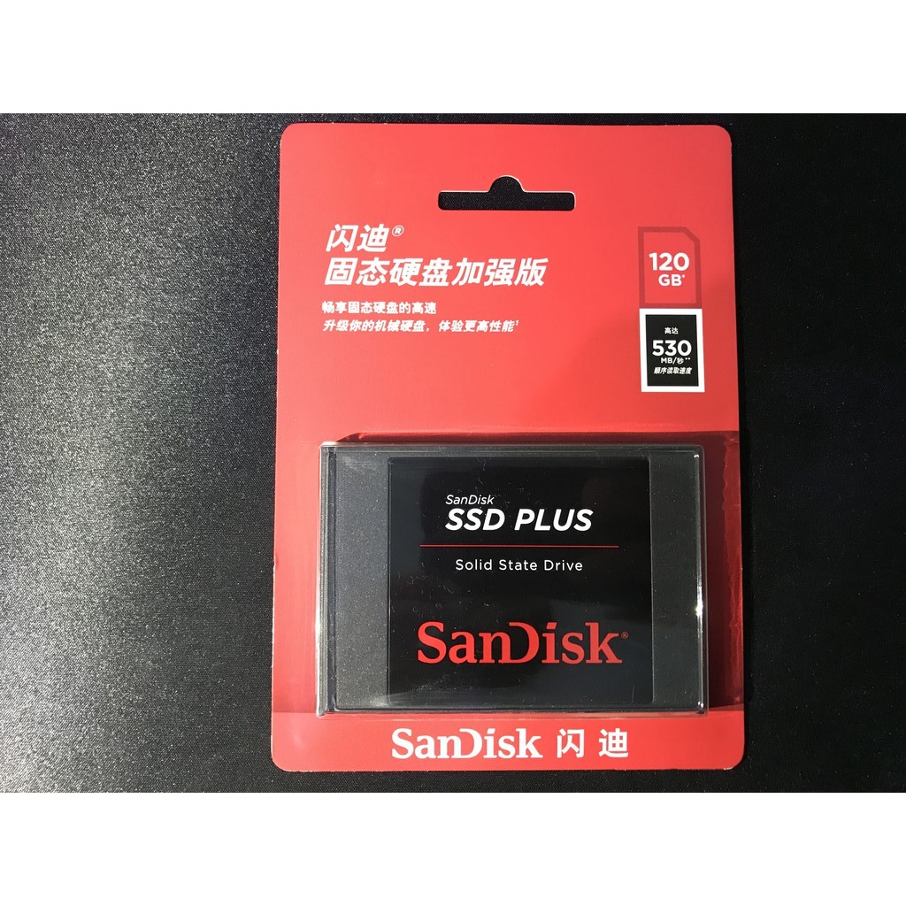 Hd Ssd Sandisk Plus 120gb 530mb/s Sata 3 G27