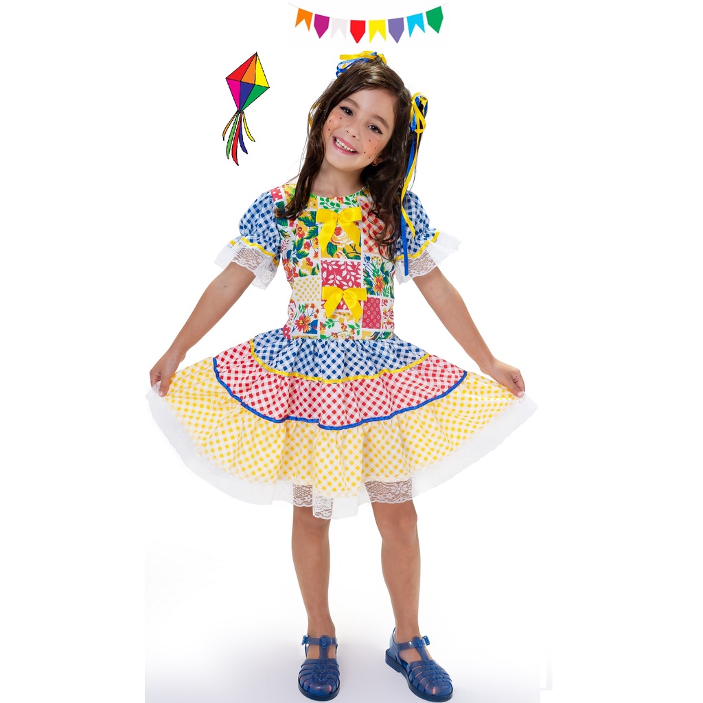 Roupinhas de festa junina hot sale infantil