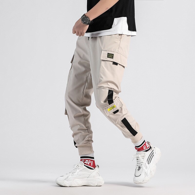 Calça Jogger cargo bege - Calças Jogger