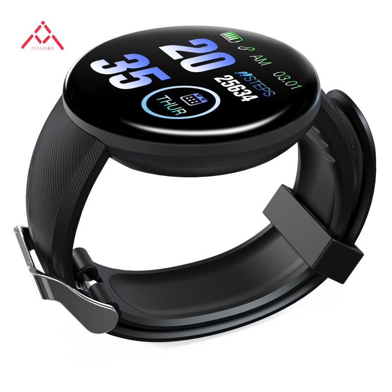 Smartwatch D18 com Esportivo IP65 à prova d'água IP65 rastreador de fitness para deficientes IP67 Android/iOS_voghion.com