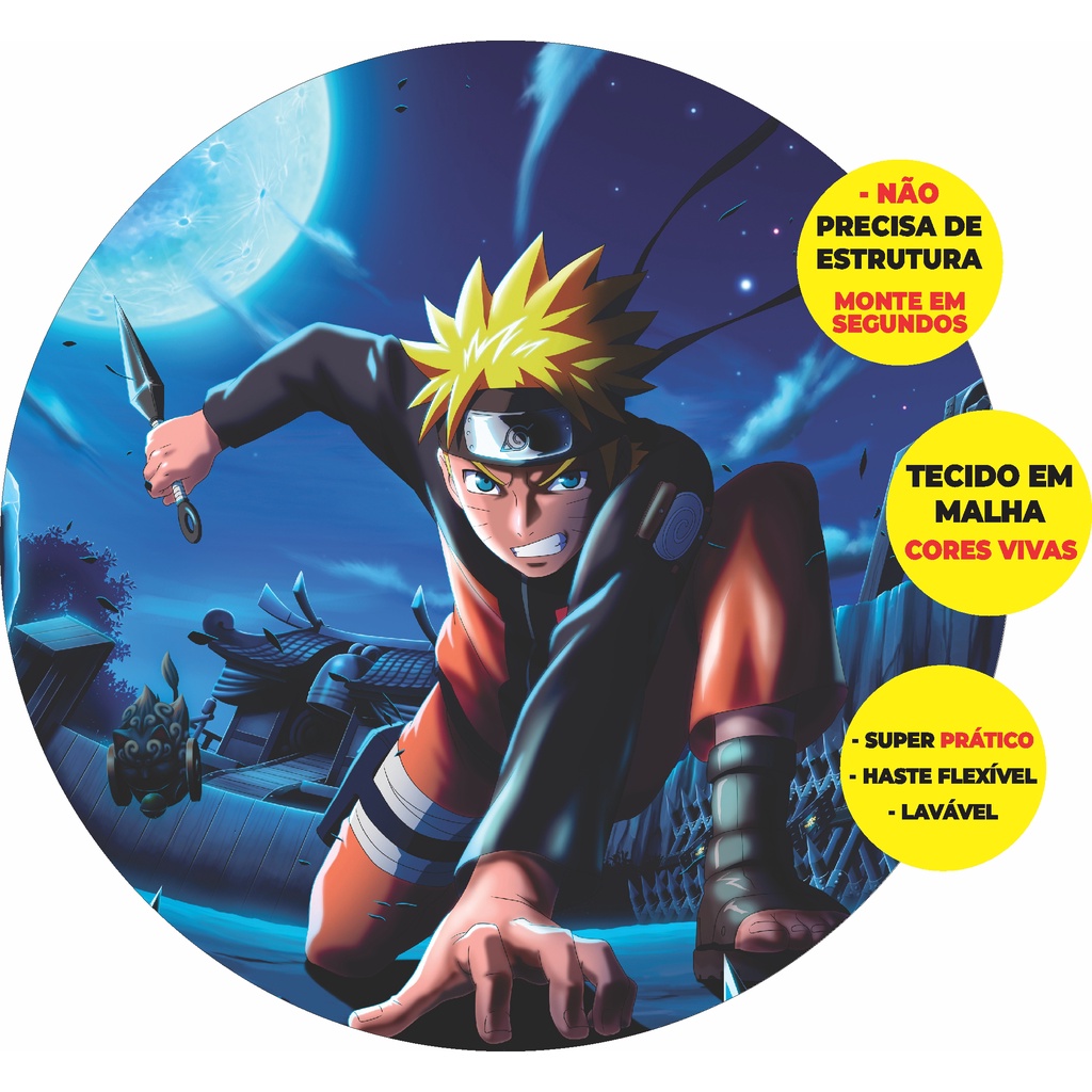 Painel Redondo Naruto  Elo7 Produtos Especiais