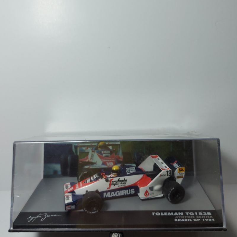 Toleman TG183B Ayrton Senna GP Brazil 1984 Ed 37 Lendas