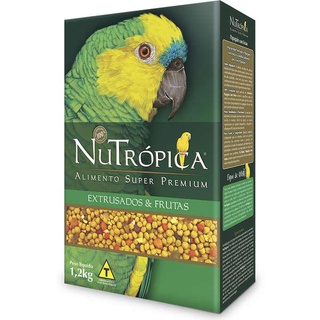 Racao Para Papagaio Com Frutas Nutropica 1,2kg