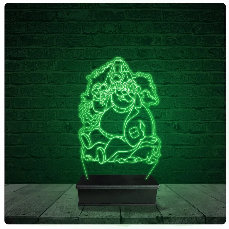 Luminária Abajur Acrílico Led - Disney personagens infantil