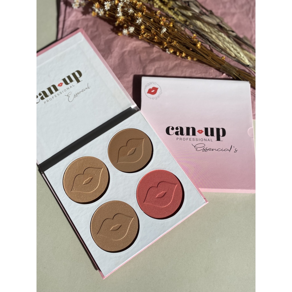 Paleta Canup com Contorno,blush e bronzer | Shopee Brasil