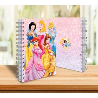 Caderno Universitário Princesas Disney 10 Matérias 200fls