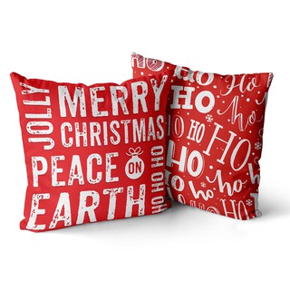 Kit 2 capas de almofada para o natal