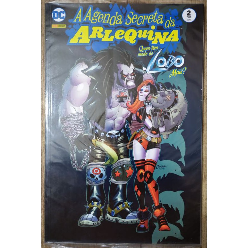 a agenda secreta da arlequina 2 - quem tem medo do Lobo mau? | Shopee ...