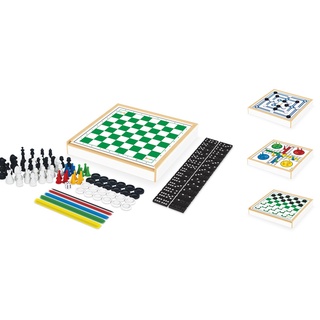 Kit Jogo de salão 1 Jogo de domino profissional 28 peças e 2
