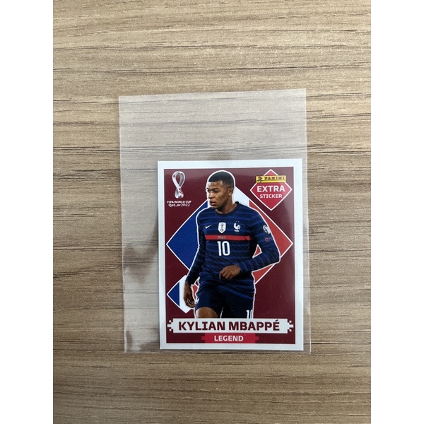 Figurinha do Kylian Mbappé da França (FRA 19) da Copa do Mundo do Qatar  2022 - Item de Coleção Original Panini