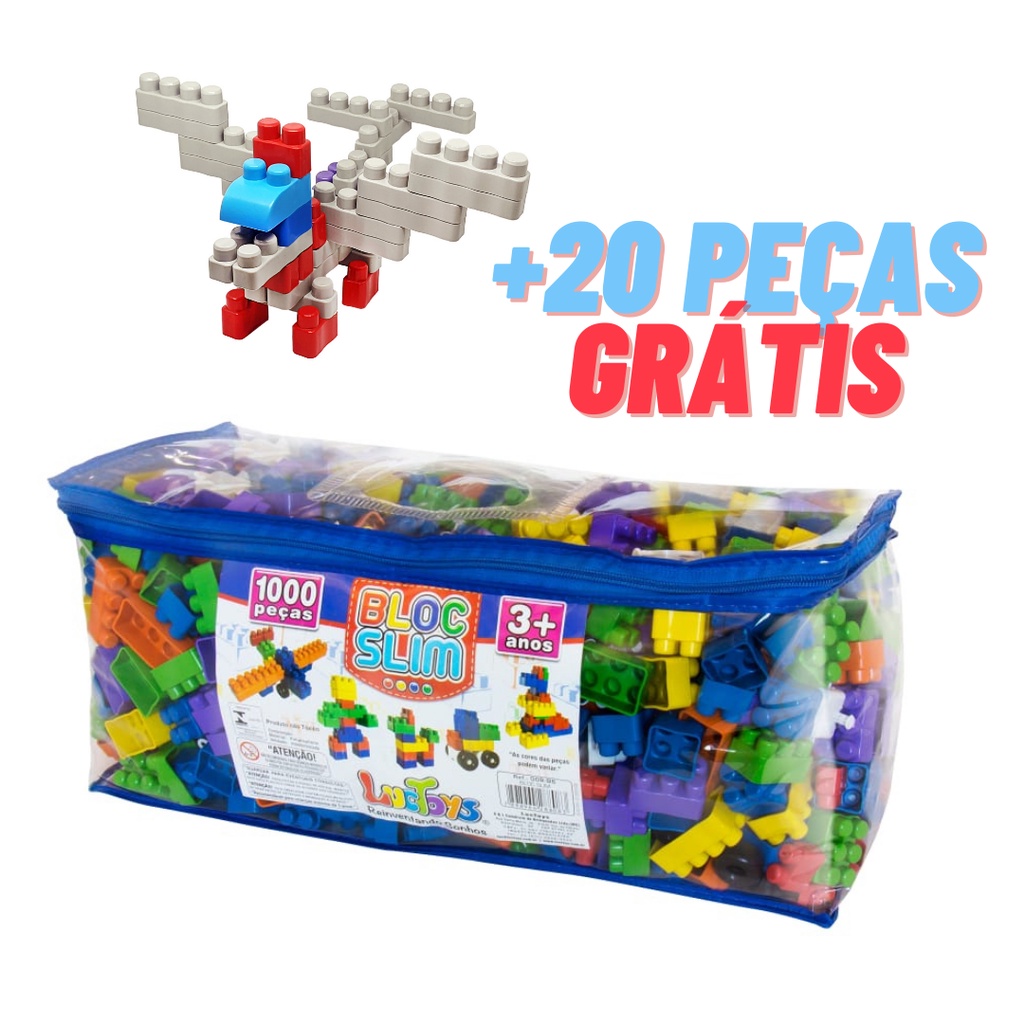 Lego Blocos de Montar Peças Criativas Media 484 pçs - Loja Zuza Brinquedos
