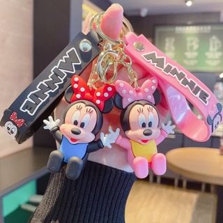Desenho animado Mickey Minnie Keychain Pequeno Pingente de Presente