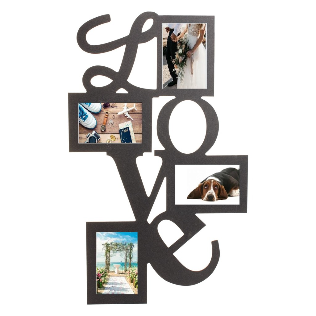 Porta Retrato Lovetipos Lifes - Moldura Preta - Lovetipos - Decor & Design