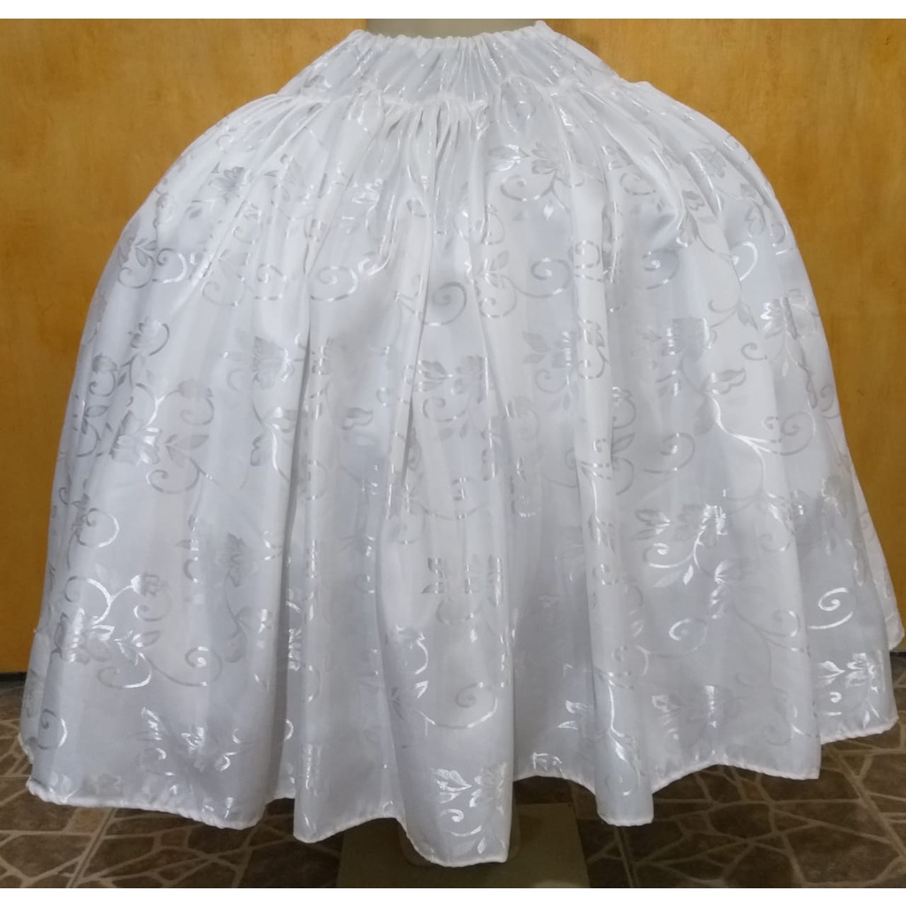 SAIA DE CETIM BROCADO/JACQUARD CORES UMBANDA E CANDOMBLÉ