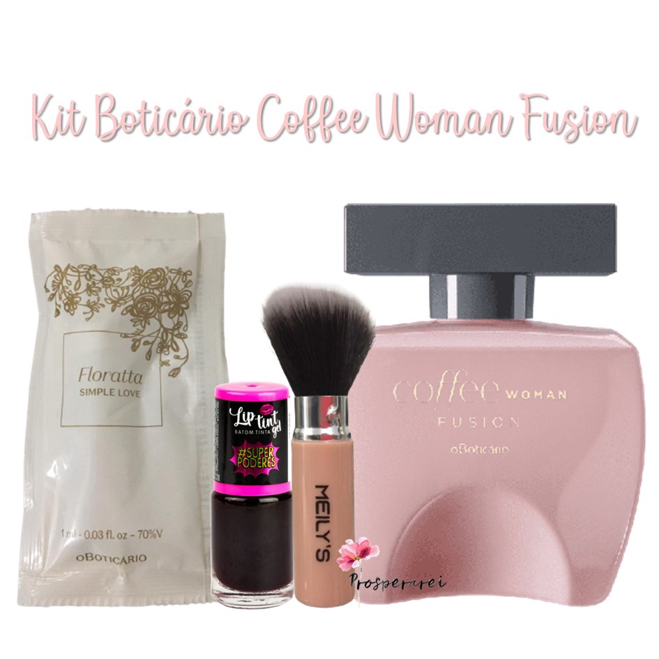 Coffee Woman Fusion Deodorant Cologne 100ml - o Boticario
