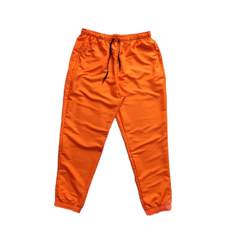 Calça best sale laranja jogger