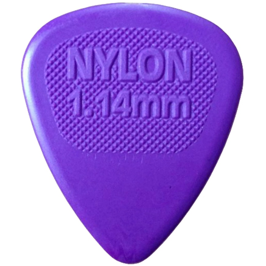 Kit 05 Palheta Dunlop Nylon Midi 1.14mm Violão Guitarra