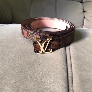 LV Louis Vuitton] Cinto masculino de grande marca high-end cinto de couro  legitimate masculino, uso frente e verso, elegante, durável de negócios,  fivela de hardware removível, - Escorrega o Preço