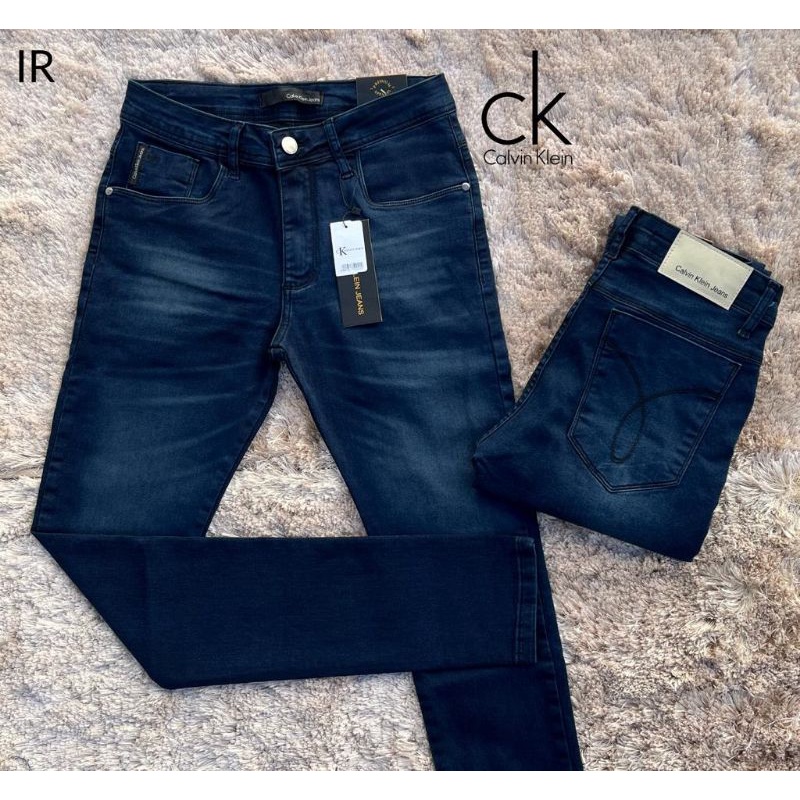 Calça jeans calvin klein best sale masculina tradicional