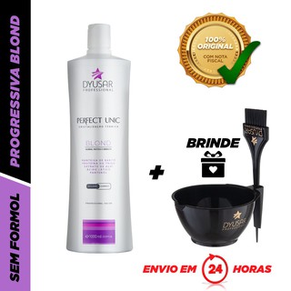 Escova Progressiva Perfect Unicplastia Blond 1 Litro + BRINDE