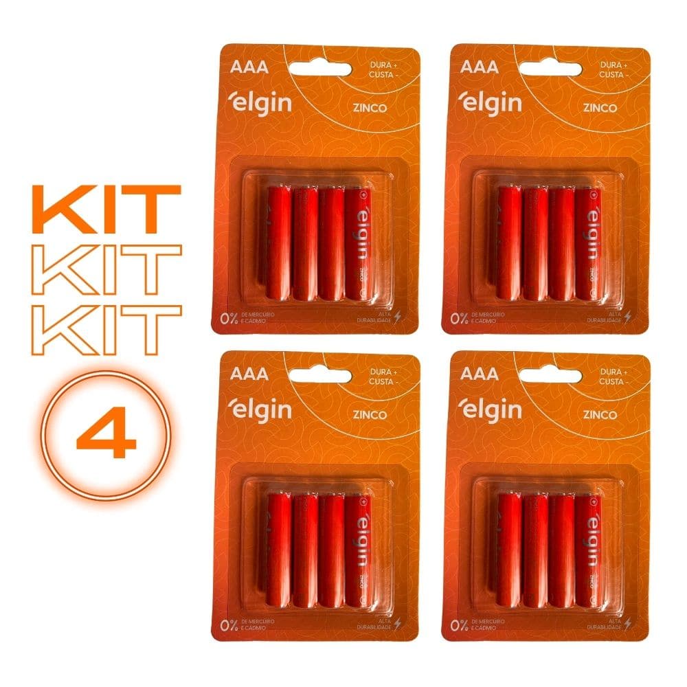 Kit Com Un Pilha Aaa De Zinco Carv O R Blister Com Un Shopee Brasil