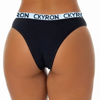 Kit 8 Calcinha De Algodão Com Cós Alto Ckyron Tanga De Cotton